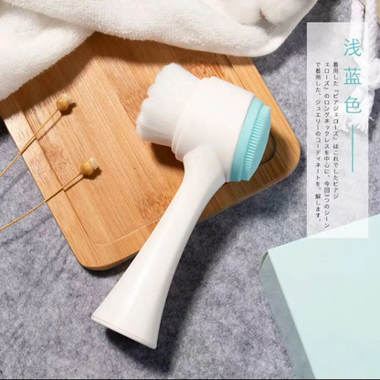 Dual-Sided Silicone Paw Cleaner & Massage Brush - Perfect for Healthy Coats and Claws!